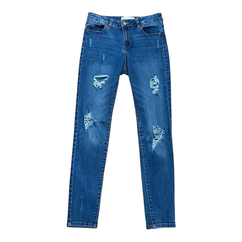 Ardene Eightytwo Jegging Jeans Womens 7 Distressed Skinny Stretch Denim Pants